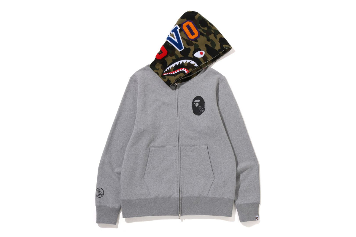 BAPE® X OVO SHARK FULL ZIP HOODIE