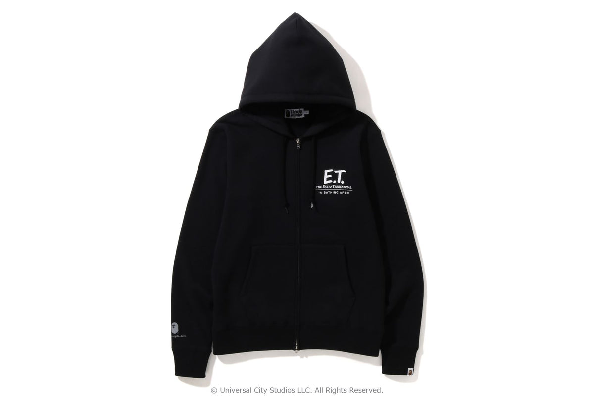 BAPE X E.T. APE HEAD ZIP HOODIE
