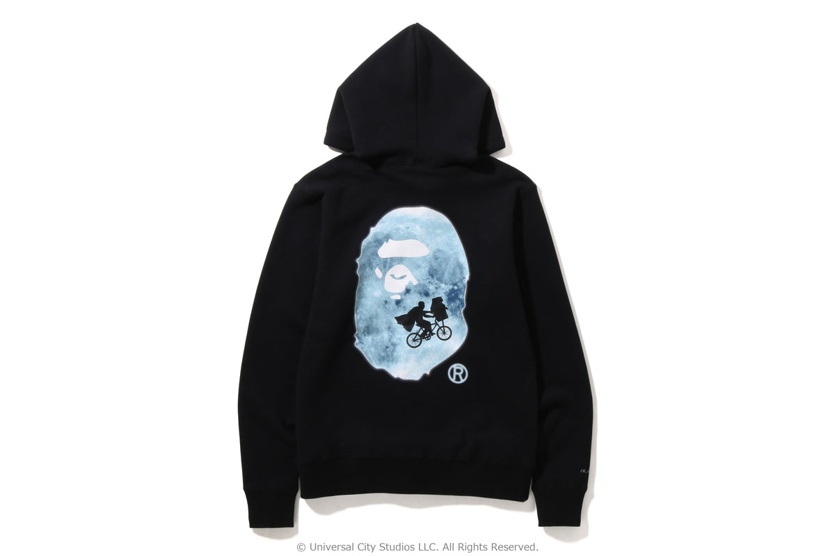 BAPE X E.T. APE HEAD ZIP HOODIE