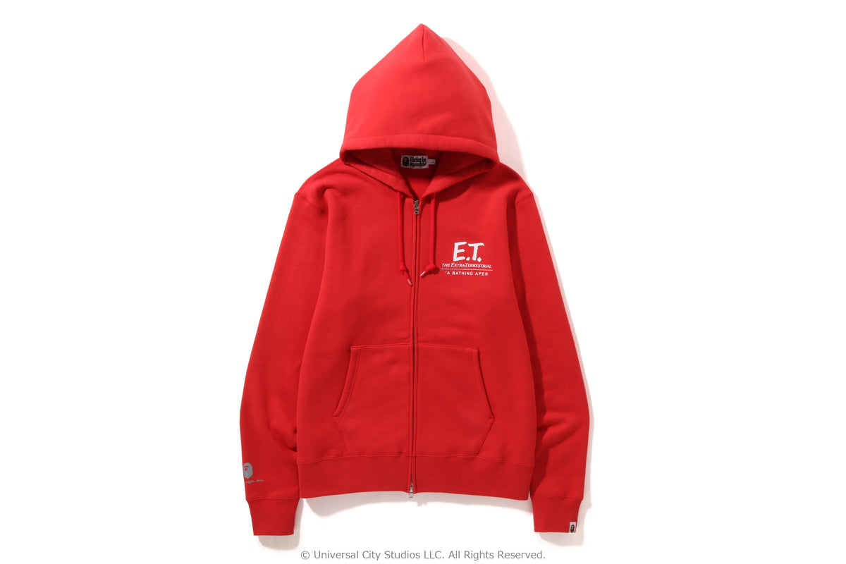 BAPE X E.T. APE HEAD ZIP HOODIE