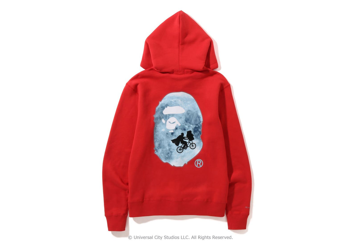 BAPE X E.T. APE HEAD ZIP HOODIE