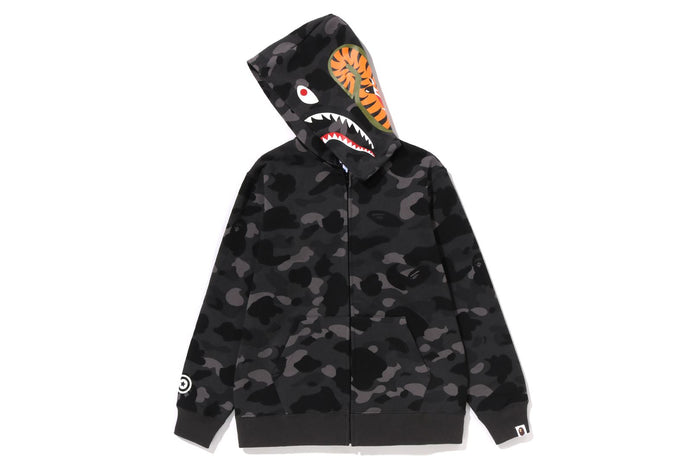 COLOR CAMO SHARK ZIP HOODIE JUNIOR