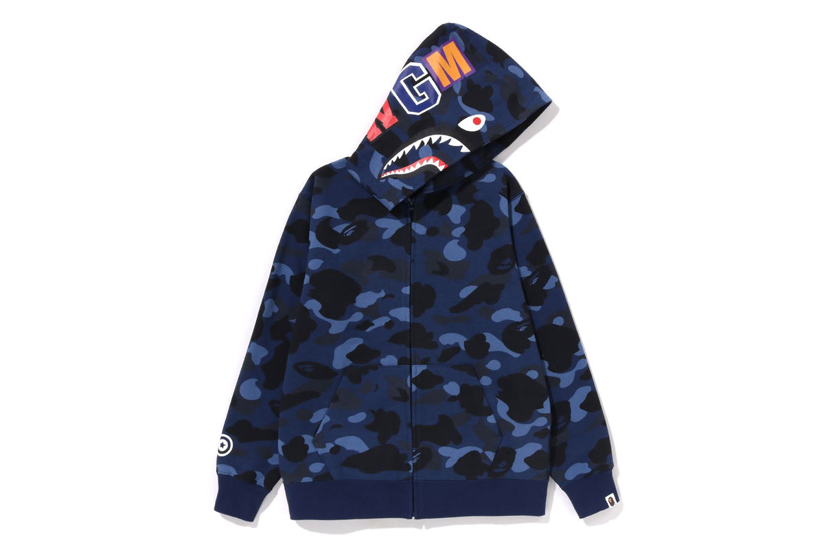 COLOR CAMO SHARK ZIP HOODIE JUNIOR