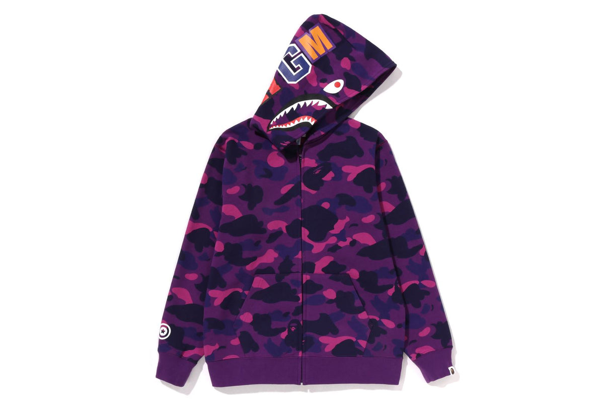 COLOR CAMO SHARK ZIP HOODIE JUNIOR