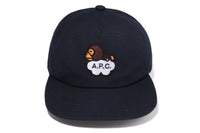 BAPEÂ® X A.P.C. MILO COTTON CAP