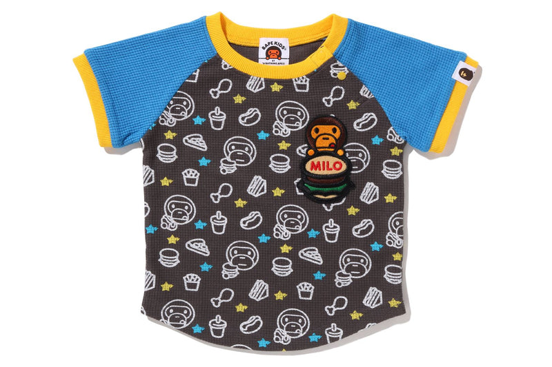 BABY MILO JUNK FOOD RAGLAN TEE