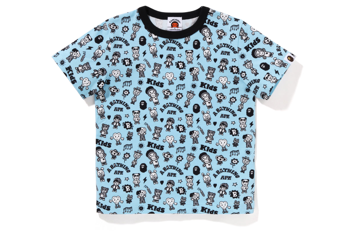 BAPE KIDSÂ® X CHOCOMOO MILO FRIENDS TEE