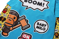 BABY MILO SPEECH BALLOON LAYERED L/S TEE