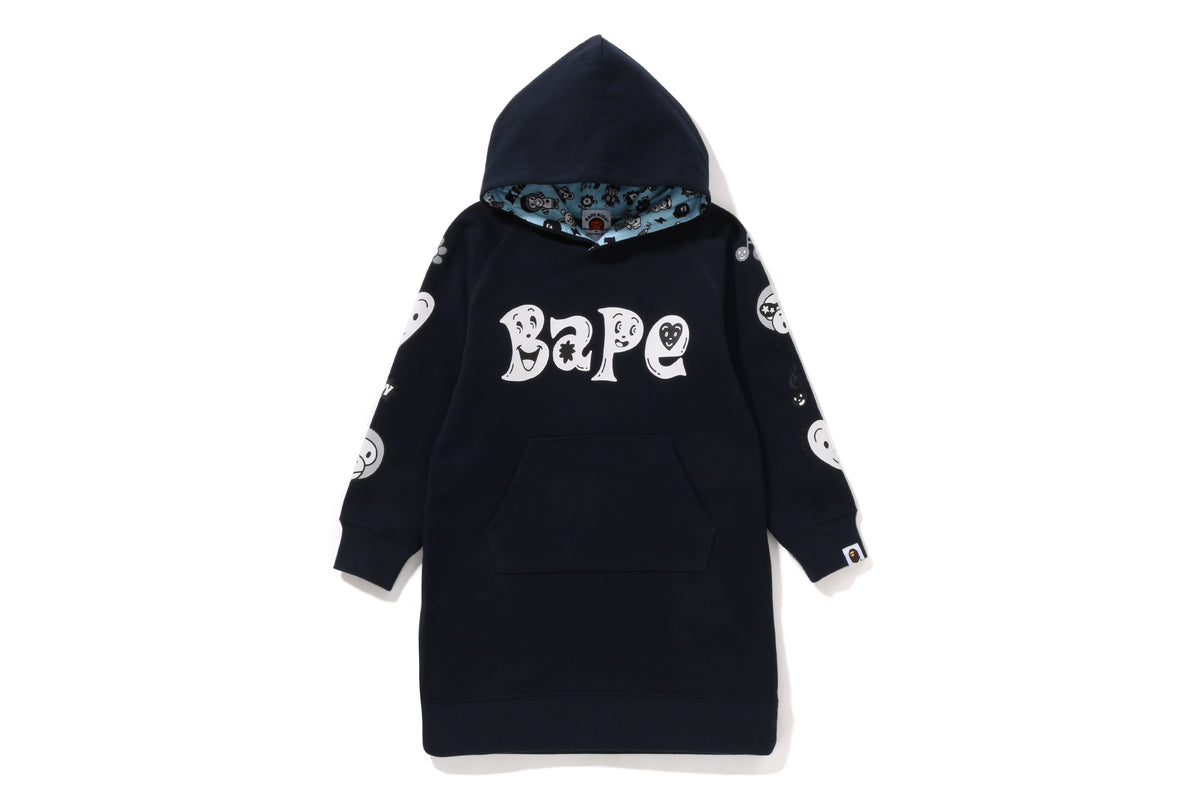 BAPE KIDSÂ® X CHOCOMOO HOODIE ONEPIECE