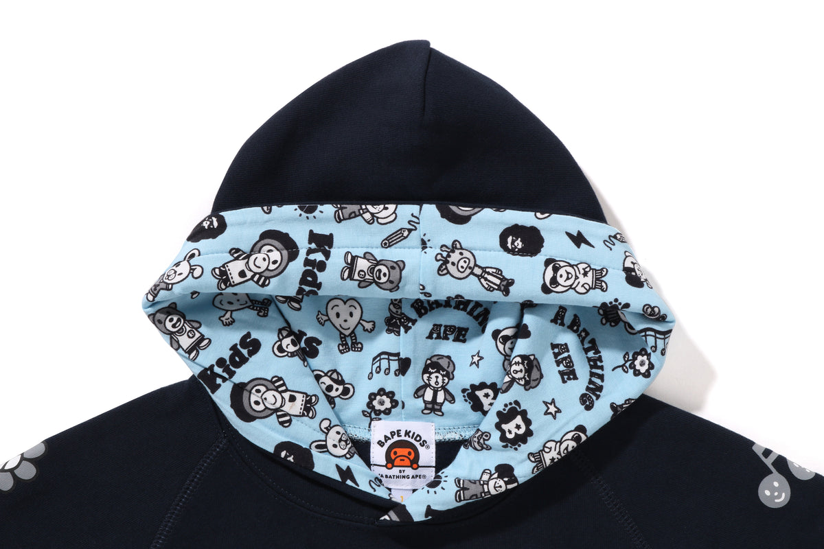 BAPE KIDSÂ® X CHOCOMOO HOODIE ONEPIECE