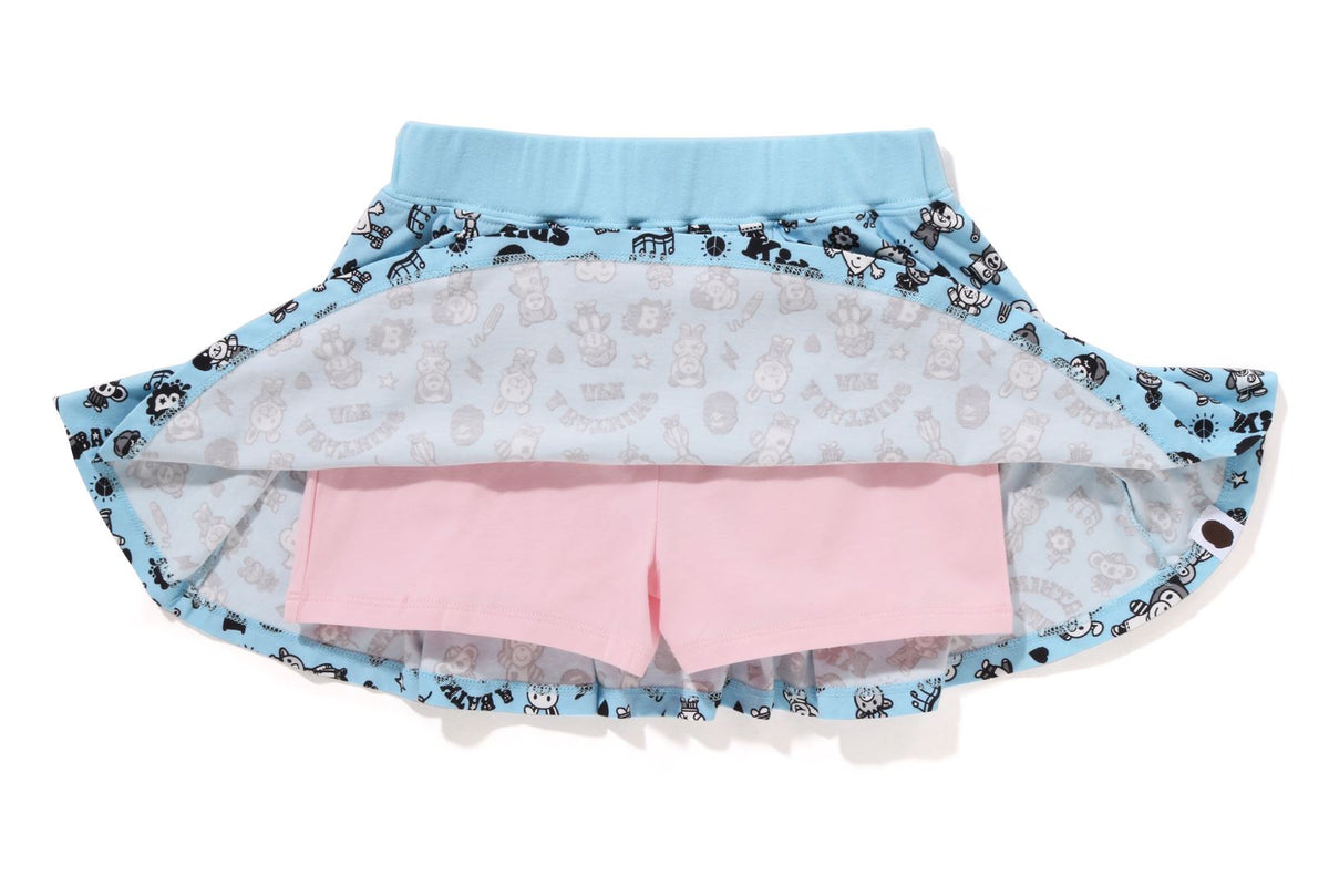 BAPE KIDSÂ® X CHOCOMOO MILO FRIENDS SKIRT
