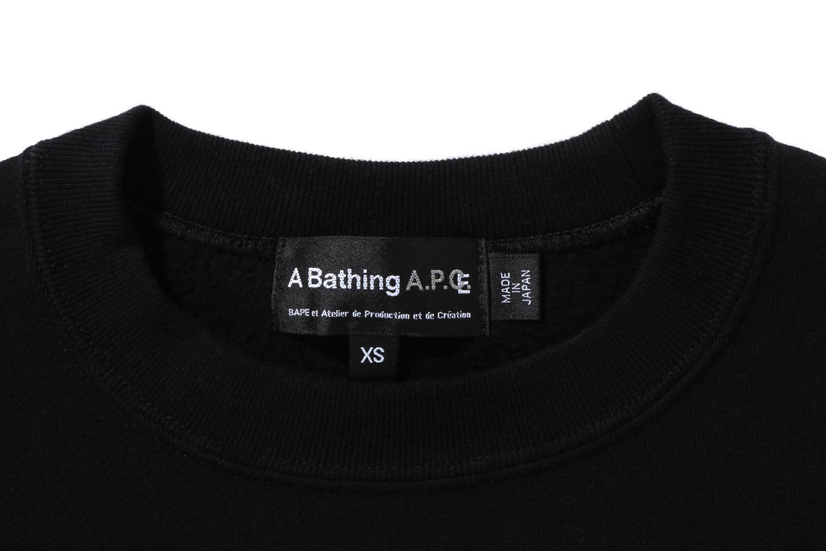 BAPEÂ® X A.P.C. MILO WIDE CREWNECK