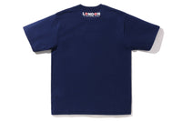 BAPE MENS COTTON PRINTED BAPE LONDON STORE 1ST ANNIV. BABY MILO UMBRELLA T-SHIRT
