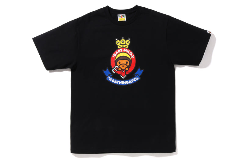 BAPE STORE® LONDON 1ST ANNIV. BABY MILO CROWN TEE