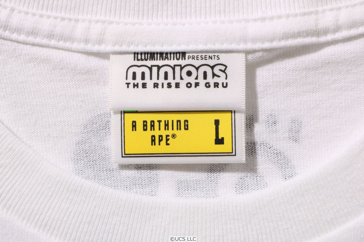 BAPEÂ® X MINIONS APE HEAD TEE