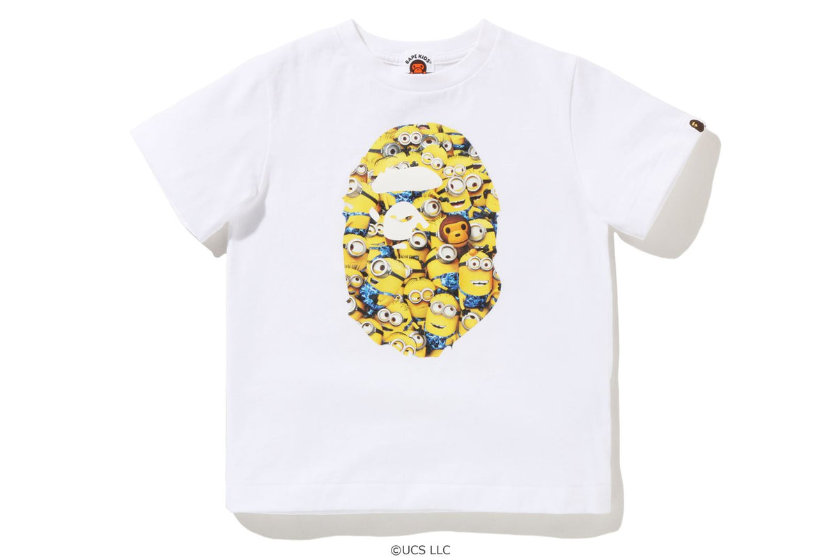BAPEÂ® X MINIONS APE HEAD TEE
