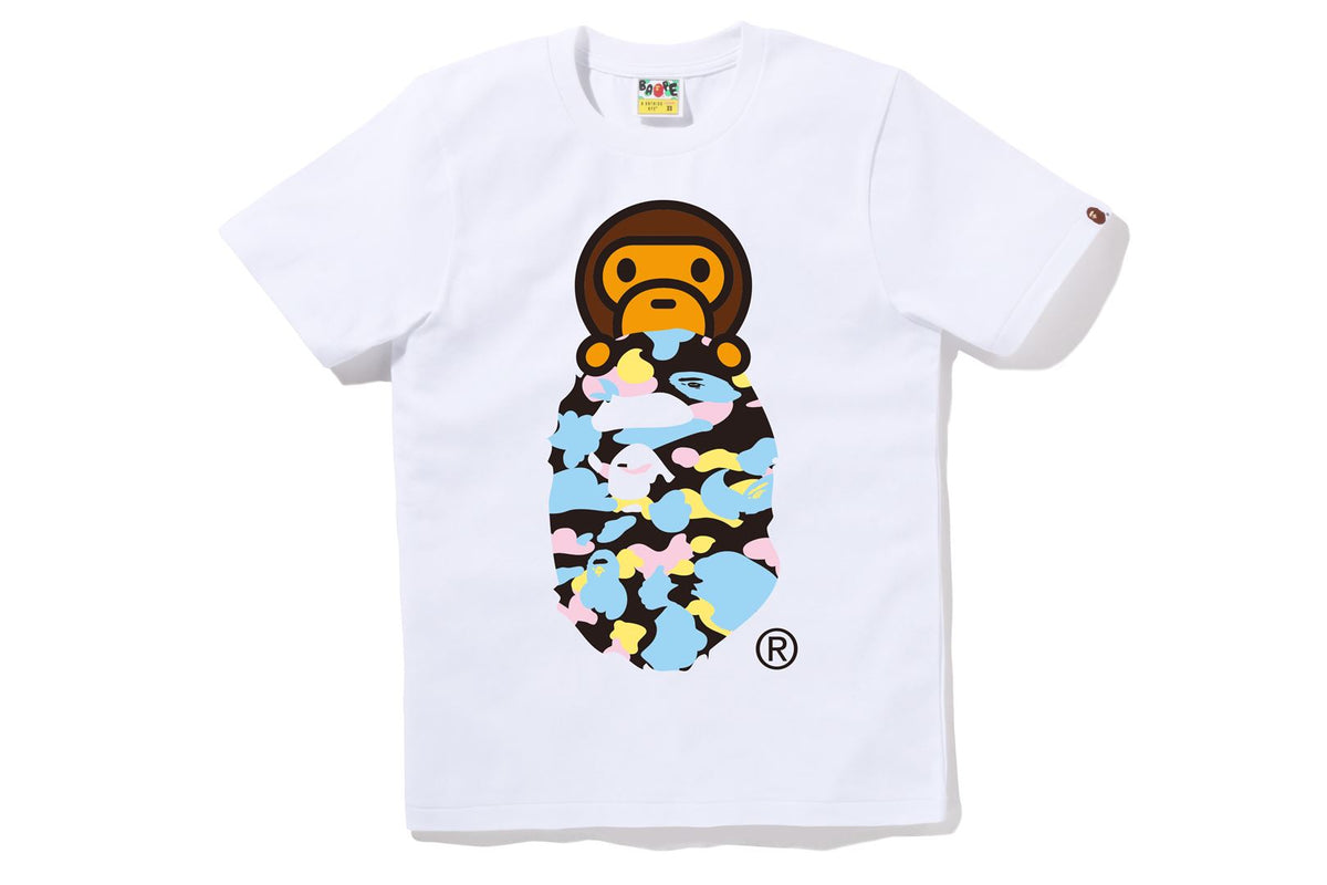 NEW MULTI CAMO MILO ON APE HEAD TEE
