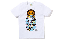 NEW MULTI CAMO MILO ON APE HEAD TEE