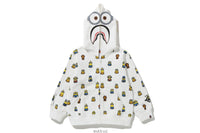 BAPEÂ® X MINIONS SHARK ZIP HOODIE