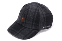MR. BATHING APEÂ® FLANNEL CHECK CAP