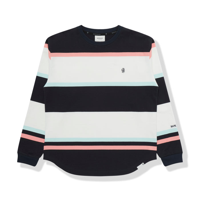 BAPE BLACK BORDER STRIPE LONG TEE