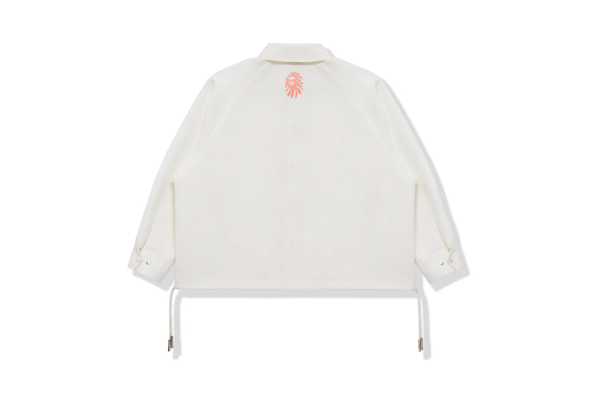 BAPE BLACK MENS OVERSIZED COACH JACKET