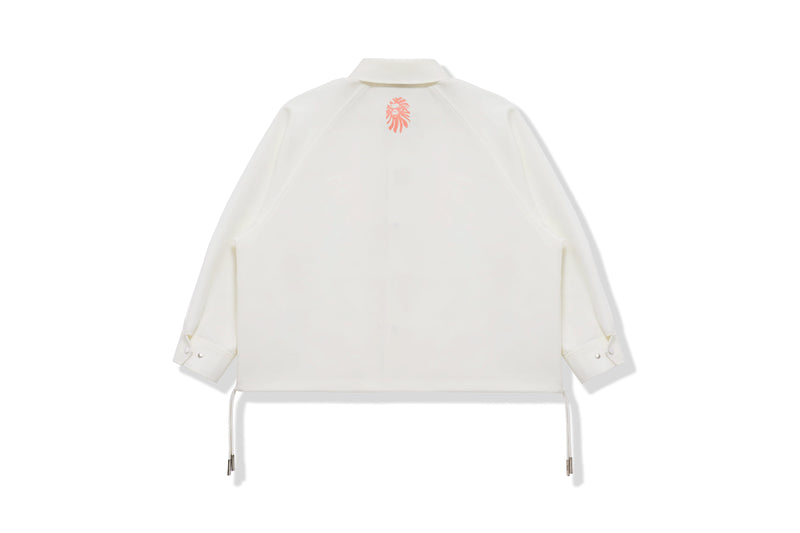 BAPE BLACK MENS OVERSIZED COACH JACKET