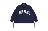 BAPE BLACK MENS OVERSIZED COACH JACKET