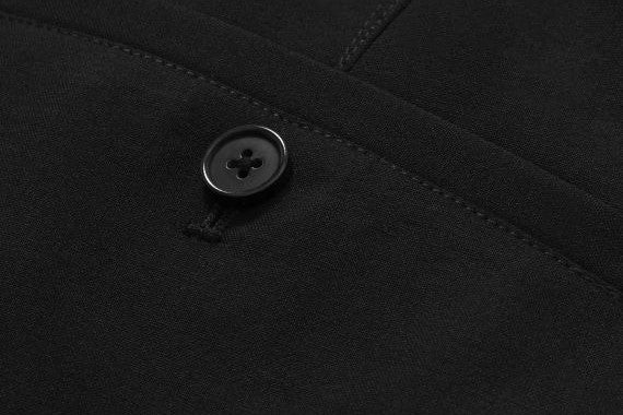 BAPE BLACK TAPERED FIT PANTS