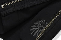 BAPE BLACK TAPERED FIT PANTS