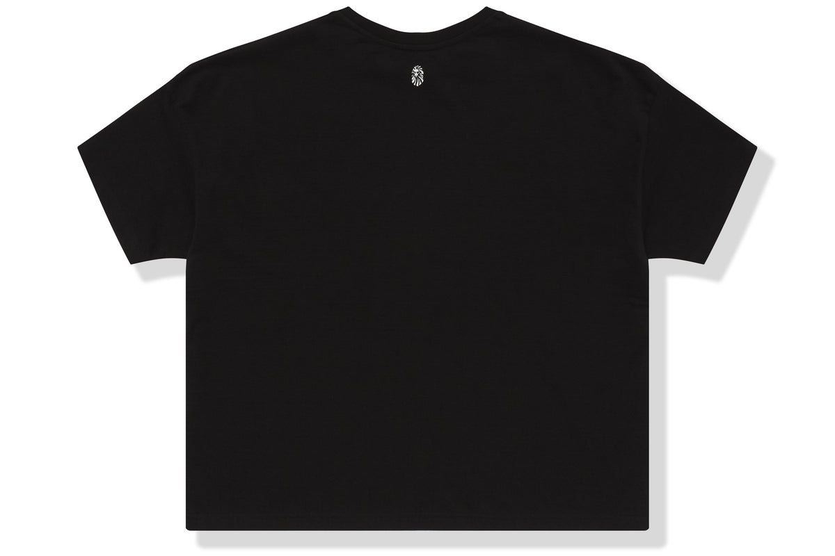 BAPE BLACK LOGO TEE (BOXY FIT)