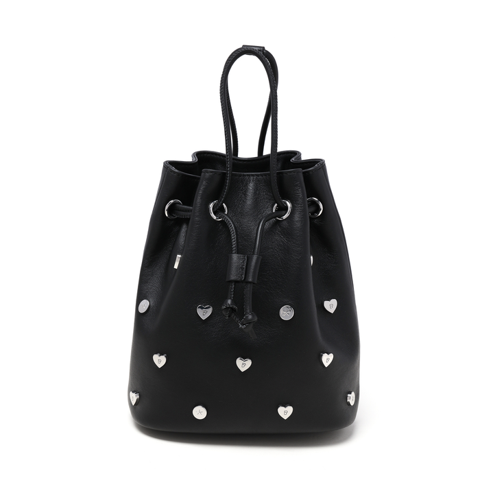 BAPY STUDDED BUCKET BAG