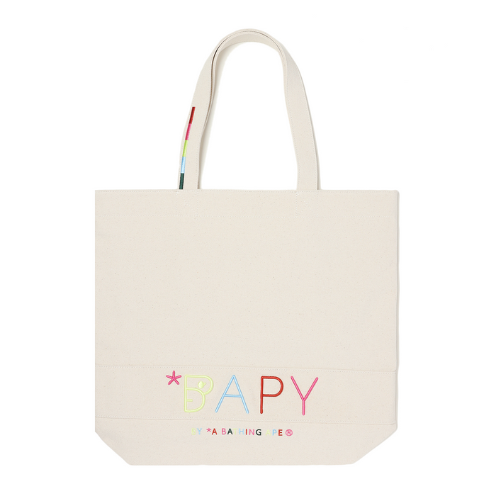 BAPY EMBROIDERED TOTE BAG