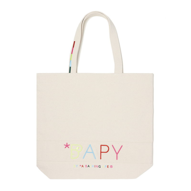 BAPY EMBROIDERED TOTE BAG