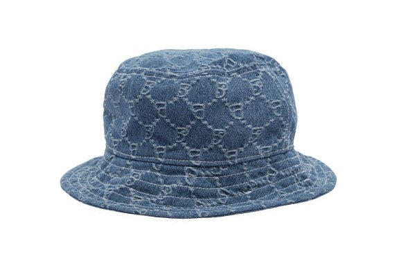 BAPY LOGO MONOGRAM DENIM HAT