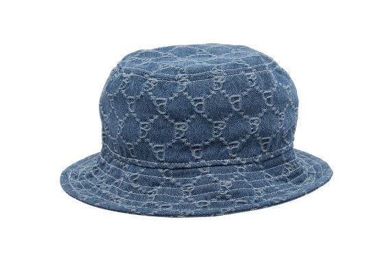 BAPY LOGO MONOGRAM DENIM HAT