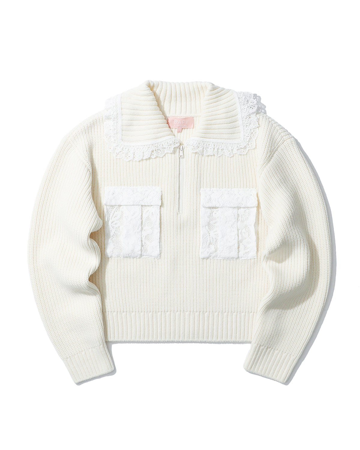 BAPY ZIP UP SWEATER
