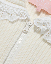 BAPY ZIP UP SWEATER