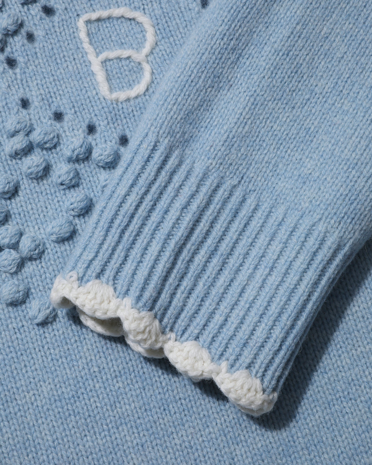 BAPY BUBBLE MOTIF SWEATER