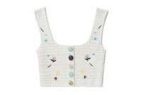 BAPY KNITTED BUTTON TOP