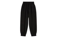 BAPY LACE-PATCHED SWEAT PANTS
