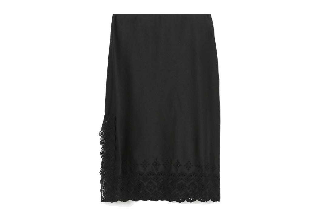 BAPY FLORAL HEM PENCIL SKIRT