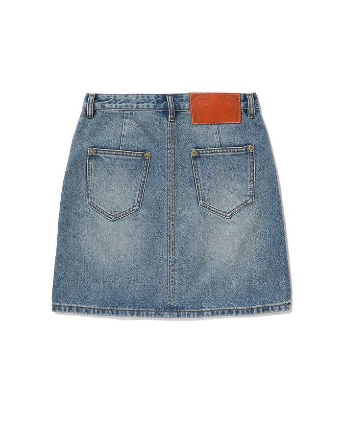 BAPY A-LINE DENIM SKIRT