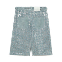 BAPY SEQUINS DENIM CULOTTE