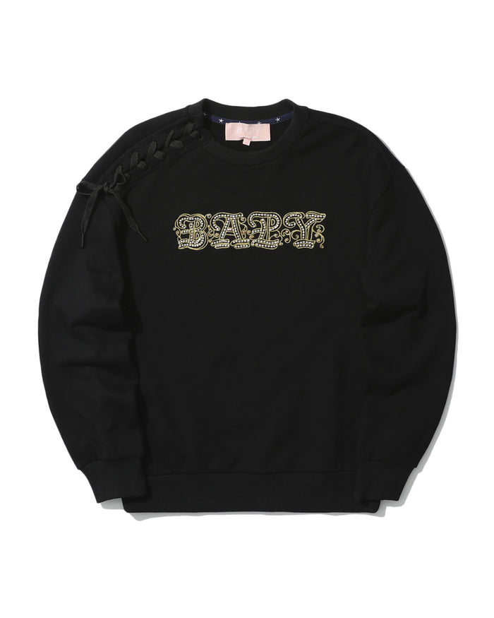 BAPY BEADED LOGO SWEATSHIRT