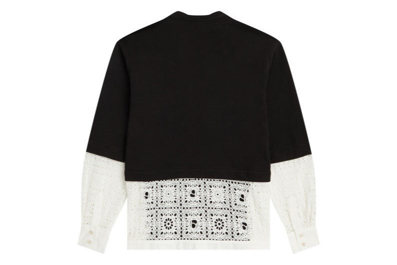 BAPY FLORAL HEM SWEATSHIRT