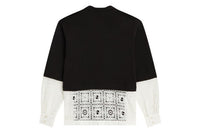 BAPY FLORAL HEM SWEATSHIRT