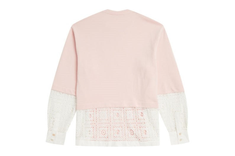 BAPY FLORAL HEM SWEATSHIRT