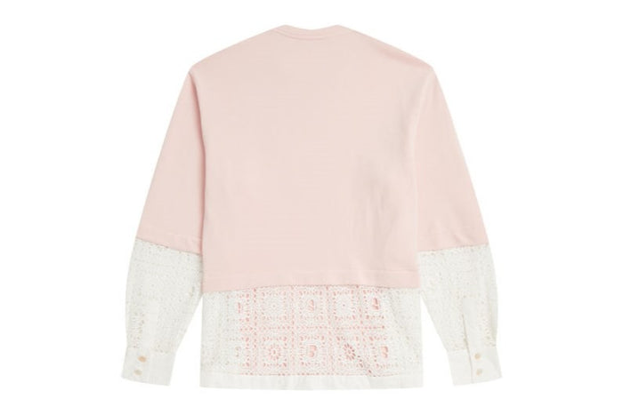 BAPY FLORAL HEM SWEATSHIRT