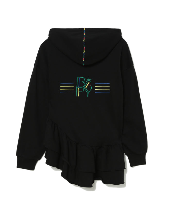 BAPY RUFFLE SWEATSHIRT